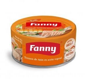 Trozos de Atún en Aceite Vegetal Fanny - Lata 140g